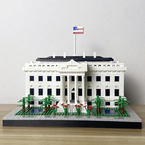 White House Micro Brick Building Set 2300 Pieces