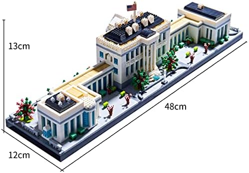 LUKHANG White House Building Set - 3520pcs Micro Block Kit