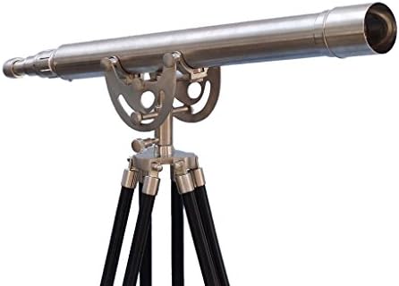 Floor Standing Brushed Nickel Anchormaster Telescope 50 Inch