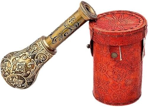 Handmade Royal Pirates Telescope 6 Inches with Leather Case
