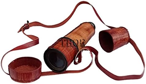 Handheld Pirate Spyglass Telescope 18 Inches Brass Nautical Decor