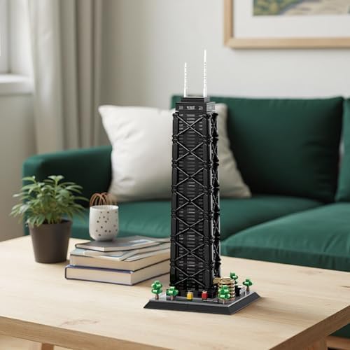 John Hancock Center Chicago Architecture Building Blocks Set 1284Pcs