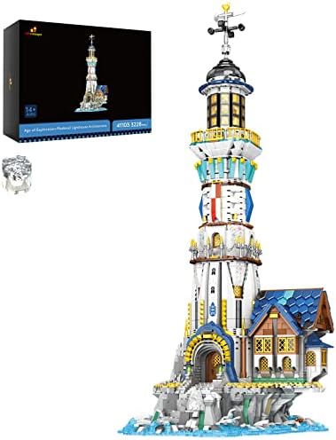 JMBricklayer Medieval Lighthouse Building Set for Adults