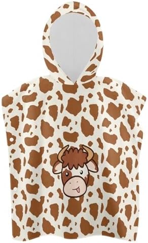 Mintulipy Cow Baby Bath Towel Hooded Soft Towel