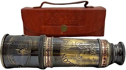 Antique Brass Telescope Decor for Home and Travel