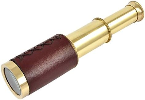 Antique Brass Nautical Telescope 6 Inch Wooden Box Gift