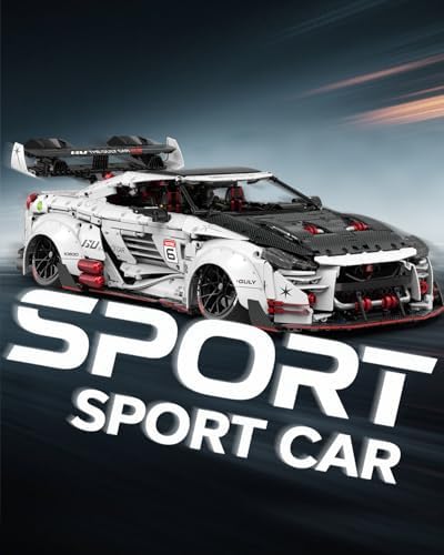 JTBBOY 18 Scale Race Car Building Set for Adults