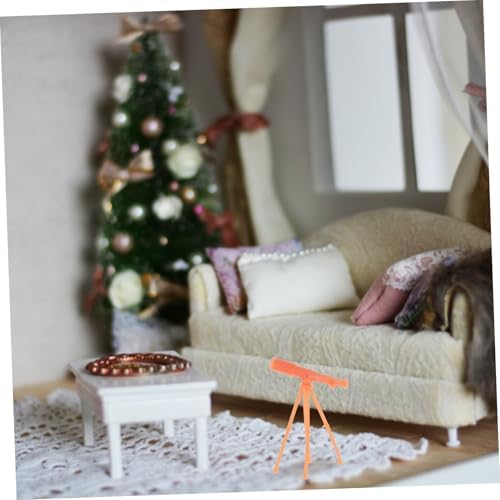 Miniature Telescopes for Dollhouse and Learning Decoration
