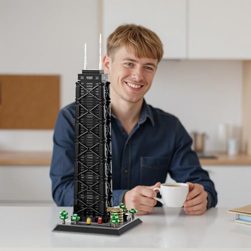 John Hancock Center Chicago Architecture Building Blocks Set 1284Pcs