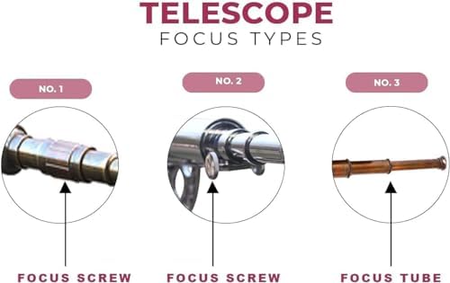 Decorative Double Barrel Brass Telescope Stand