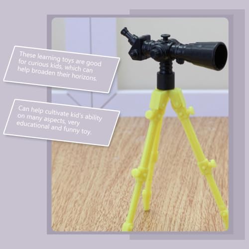 NUOBESTY 12Pcs Miniature Telescopes with Tripod Educational Toys