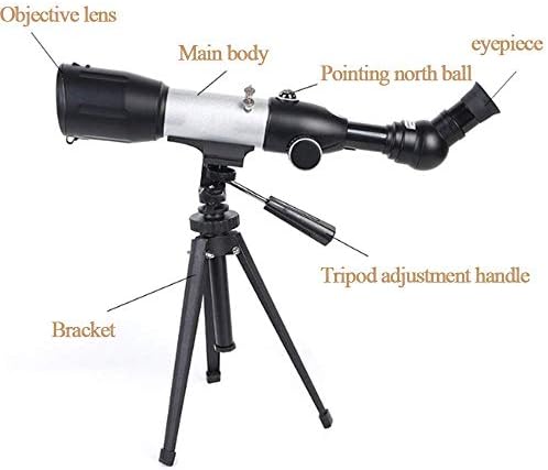 High Magnification Astronomy Telescope with Tripod and Finder for Adults and Kids
