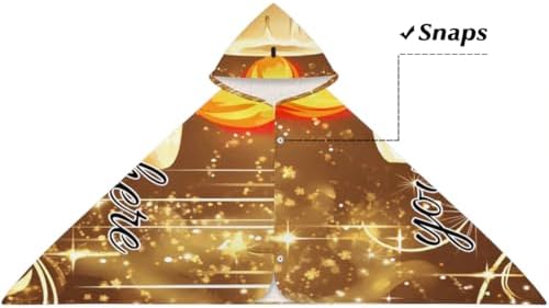 Christmas Garden Personalized Kids Beach Towel with Hood