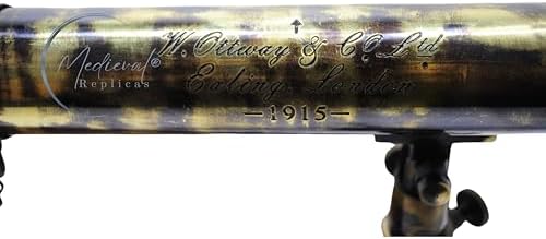 W Ottway Co London 1915 Brass Telescope with Tripod
