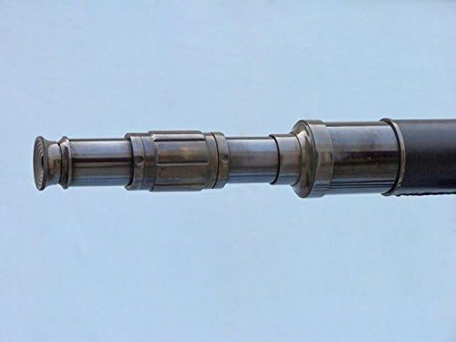 Floor Standing Oil Rubbed Bronze Leather Admiral Telescope 60