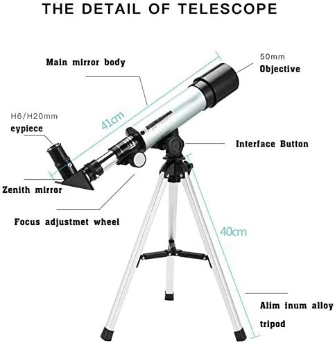 Children Astronomical Telescope with 50mm Aperture and 360mm Focal Length