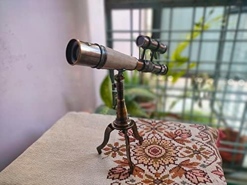 Antique Brass Telescope Pirate Spyglass Home Decor