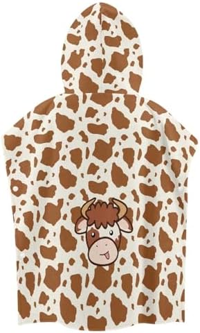Mintulipy Cow Baby Bath Towel Hooded Soft Towel