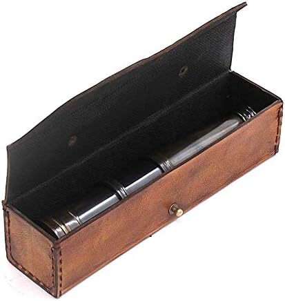 RII Antique Decor Spyglass with Leather Case 1