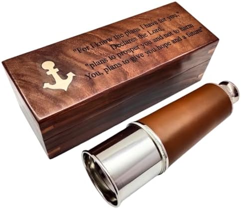 Antique Decor Spyglass Handcrafted Telescope 18 Inches