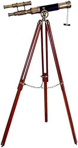 Victorian Brass Floor Standing Telescope