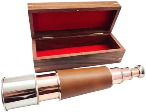 Antique Decor Spyglass Handcrafted Telescope 18 Inches