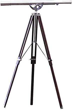 Vintage Brass Nautical Telescope with Tripod