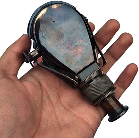 SIFAAT World Antique Nautical Brass Monocular with Leather Case Replica