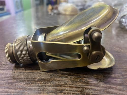 Antique Brass Telescope - Vintage Nautical Spyglass