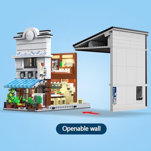 Japanese Sushi House Building Block Set C66018W