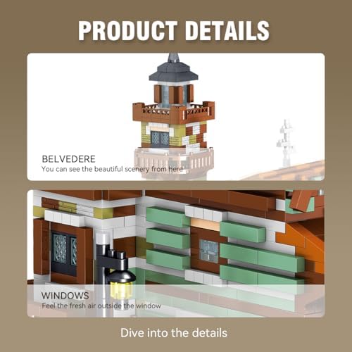 DAHONPA Micro Mini Building Blocks Set 2689 Pieces
