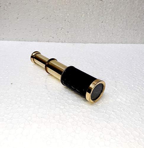 Ganga Nautical Brass Telescope 15cm 4 Inch Collectible Decor