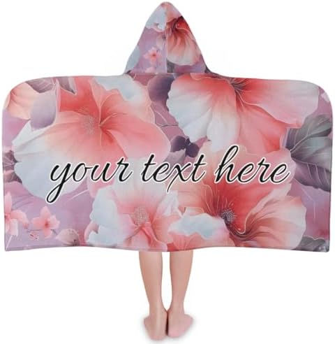 Personalized Kids Hooded Beach Towel with Name