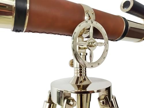 Nautical Brass Telescope with Heartfelt Quote