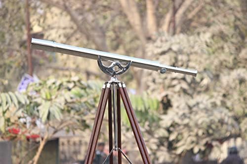 Vintage Brass Nautical Telescope with Tripod