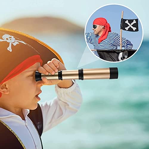 Kids Pirate Telescope Compass 4pcs Set