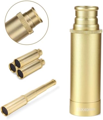 Yourelexit Pirate Monocular Telescope 30x40 Brass