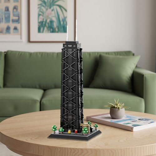 John Hancock Center Chicago Architecture Building Blocks Set 1284Pcs