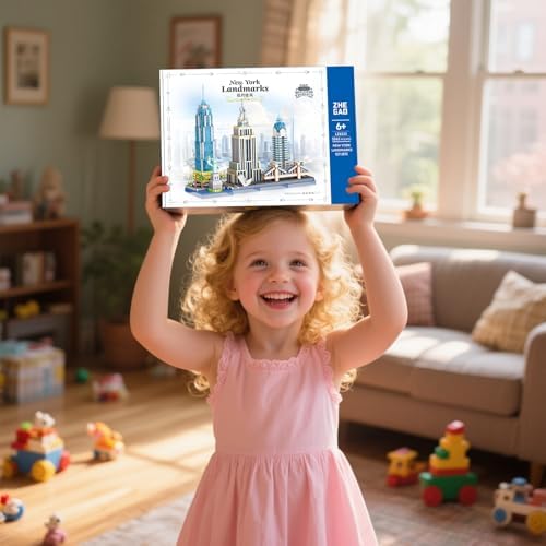 New York Skyline Micro Mini Blocks Building Set with 3262 Pieces