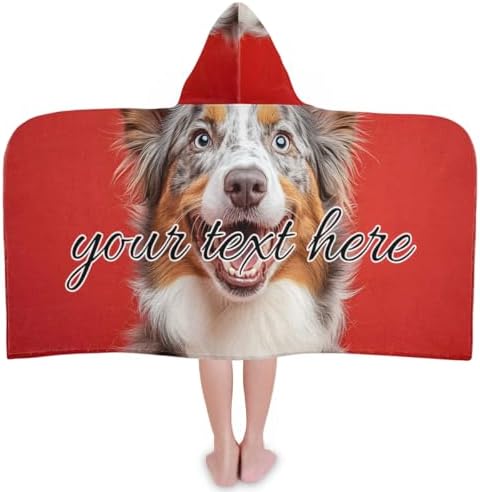 Personalized Kids Hooded Beach Towel for Boys Girls 1