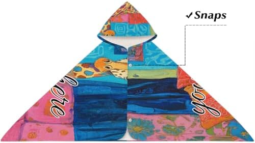 Funny Color Giraffe Personalized Kids Beach Towel