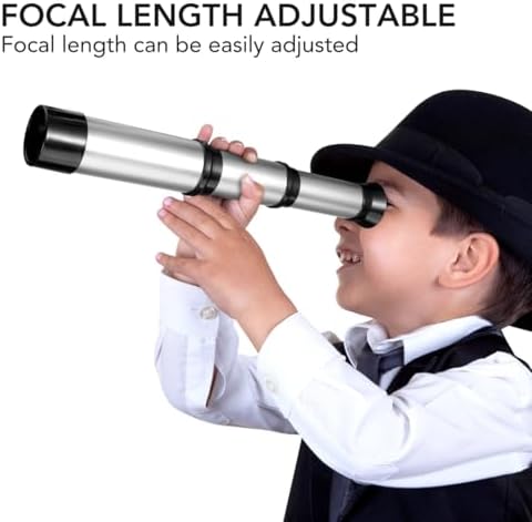 Plastic Pirate Telescope Toy - Portable Adjustable Mini Scope for Kids