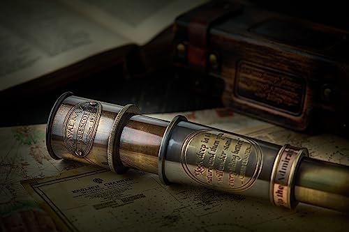 1920 Antique Brass Spyglass Telescope 15 Inch