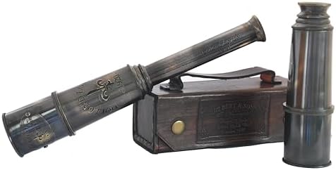 NETAEX 15 Inch Solid Brass Telescope with Case