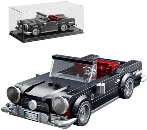 TYCOLE Super Sports Car Building Block Set with Display Case 338pcs