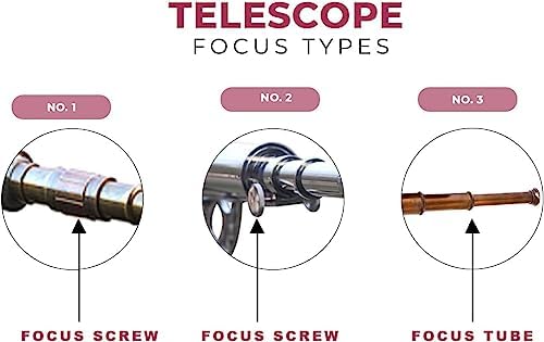 Brass Telescope with Wooden Tripod for Home Decor