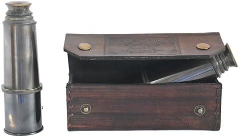 NETAEX 15 Inch Solid Brass Telescope with Case