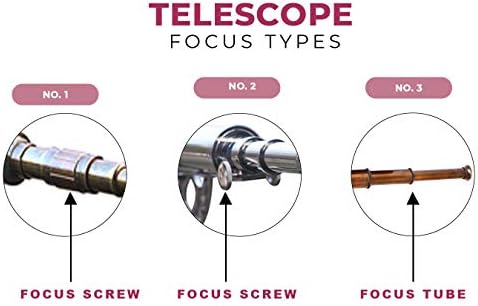Decorative Black Leather Telescope with Nickel Finish