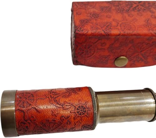 Decorative Collapsible Brass Spyglass Telescope