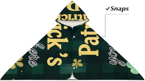 Happy St Patricks Day Personalized Kids Beach Towel